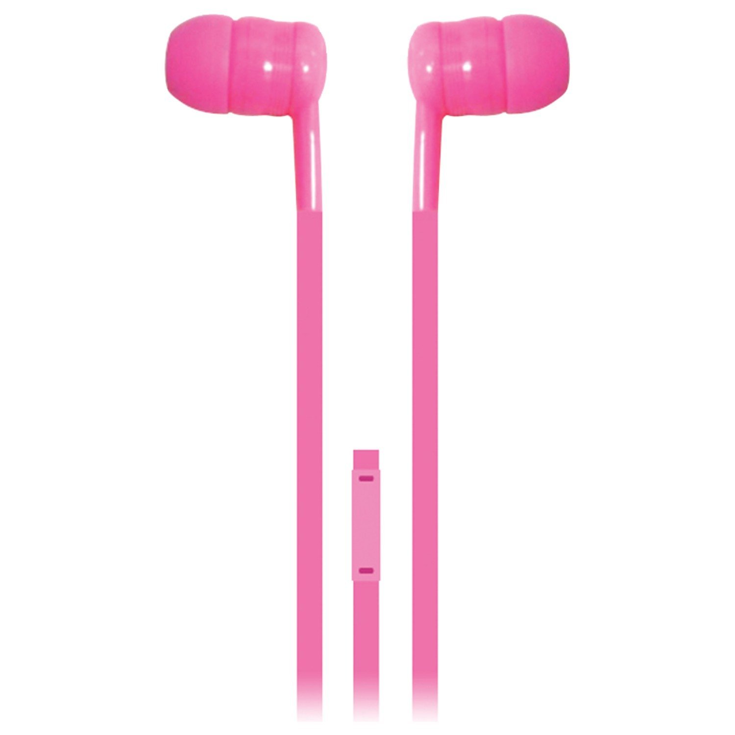 IEssentials DWS-IEBUDF2PK  IE-BUDF2-PK Earbuds with Microphone (Pink)