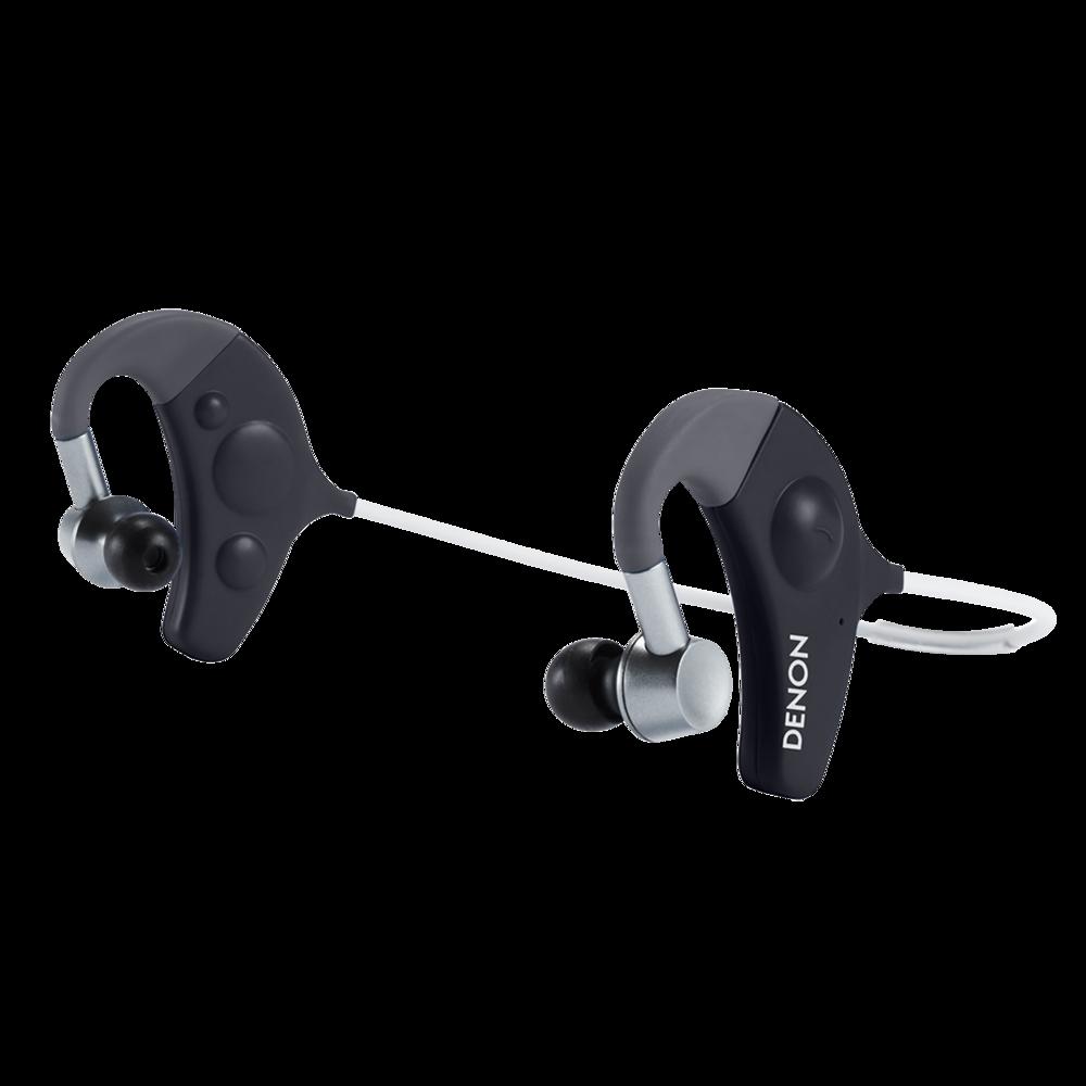 Denon AH-W150BK  - Exercise Freak Wireless Clip-On Headphones - Black