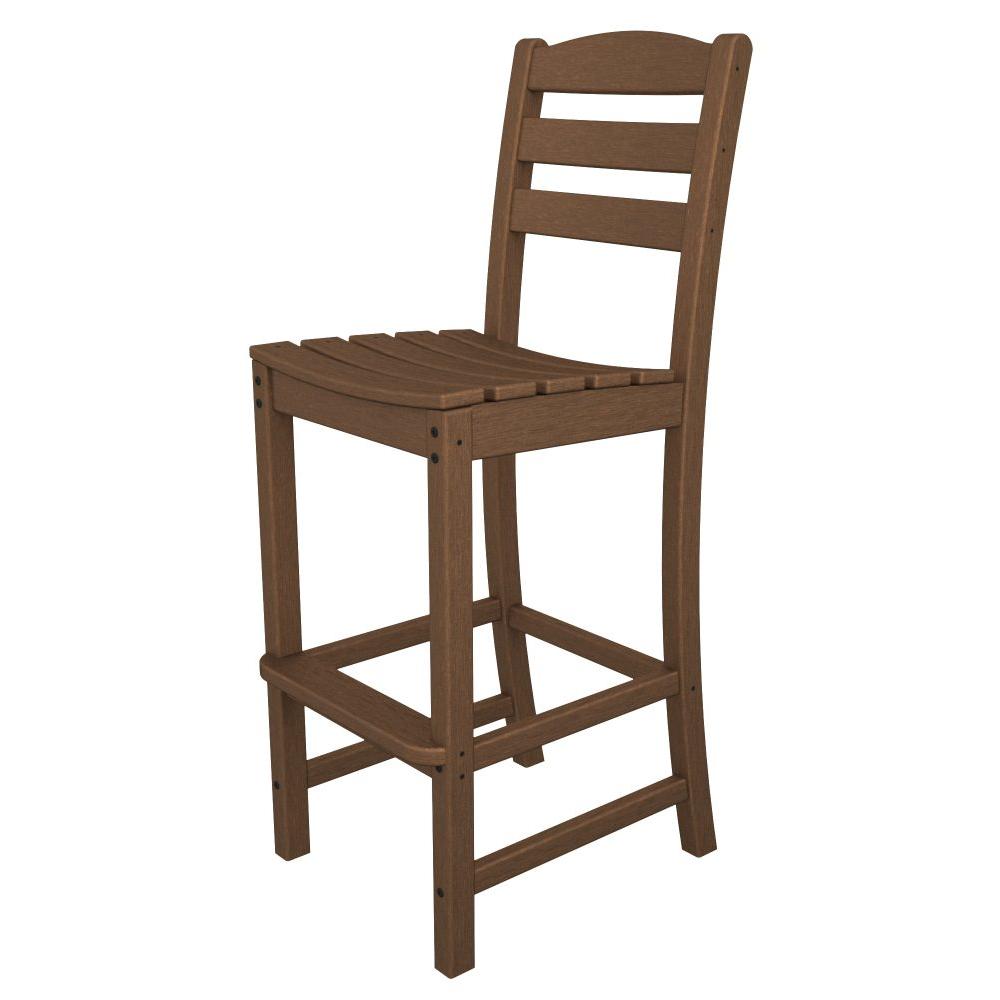 Eco-Friendly Furnishings Recycled Earth-Friendly Cafe Outdoor Patio Bar Dining Chairs - Raw Sienna