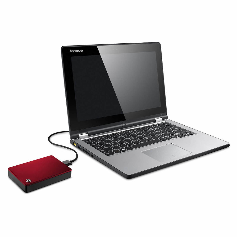 Seagate Technology Inc. STDR4000902 Seagate Backup Plus Slim 4TB 2.5" Portable External Hard Drive - Red