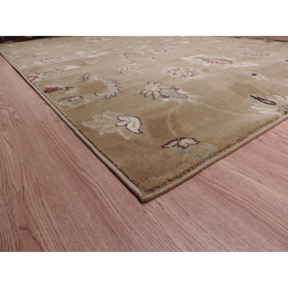 LR Resources, Inc. LR Resources Timeless Traditional Design in Gold 5 ft. 3 in. x 7 ft. 9 in. Indoor Area Rug