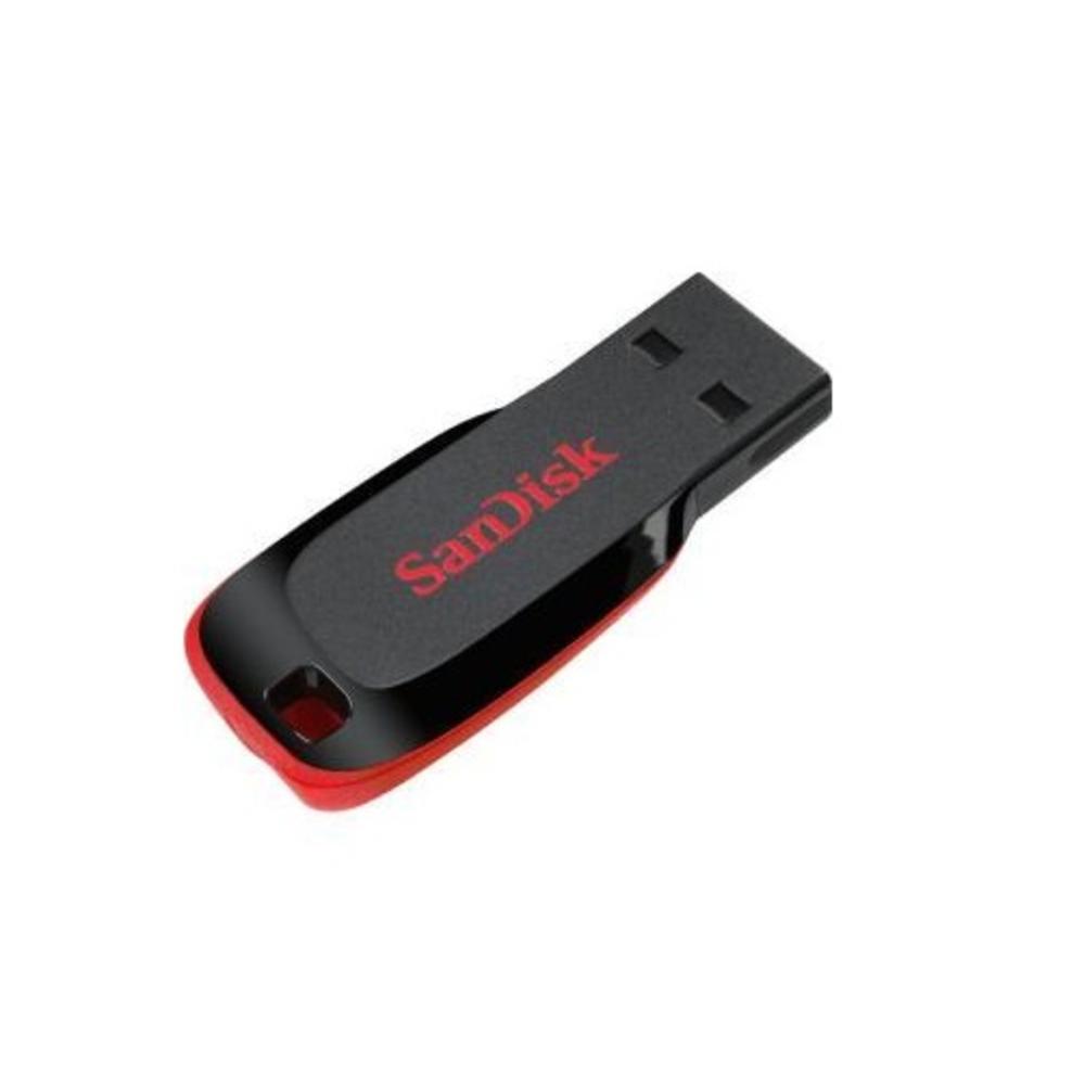 SanDisk  Cruzer Blade USB Flash Drive - 128 GB - USB 2.0 - Black
