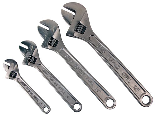 ATD Tools  425 4-Piece Adjustable Wrench Set