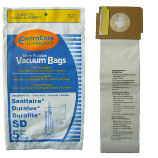 Envirocare 327 Bags For Sanitaire SD Commercial Vacuum, 63262B