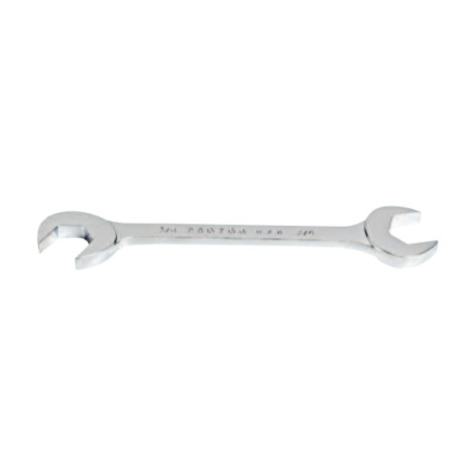Stanley Proto - 5/8 Inch, Chrome Finish, Open End Wrench 6 Inch Overall Length, Double End Head, 15 and 60 Head Angle