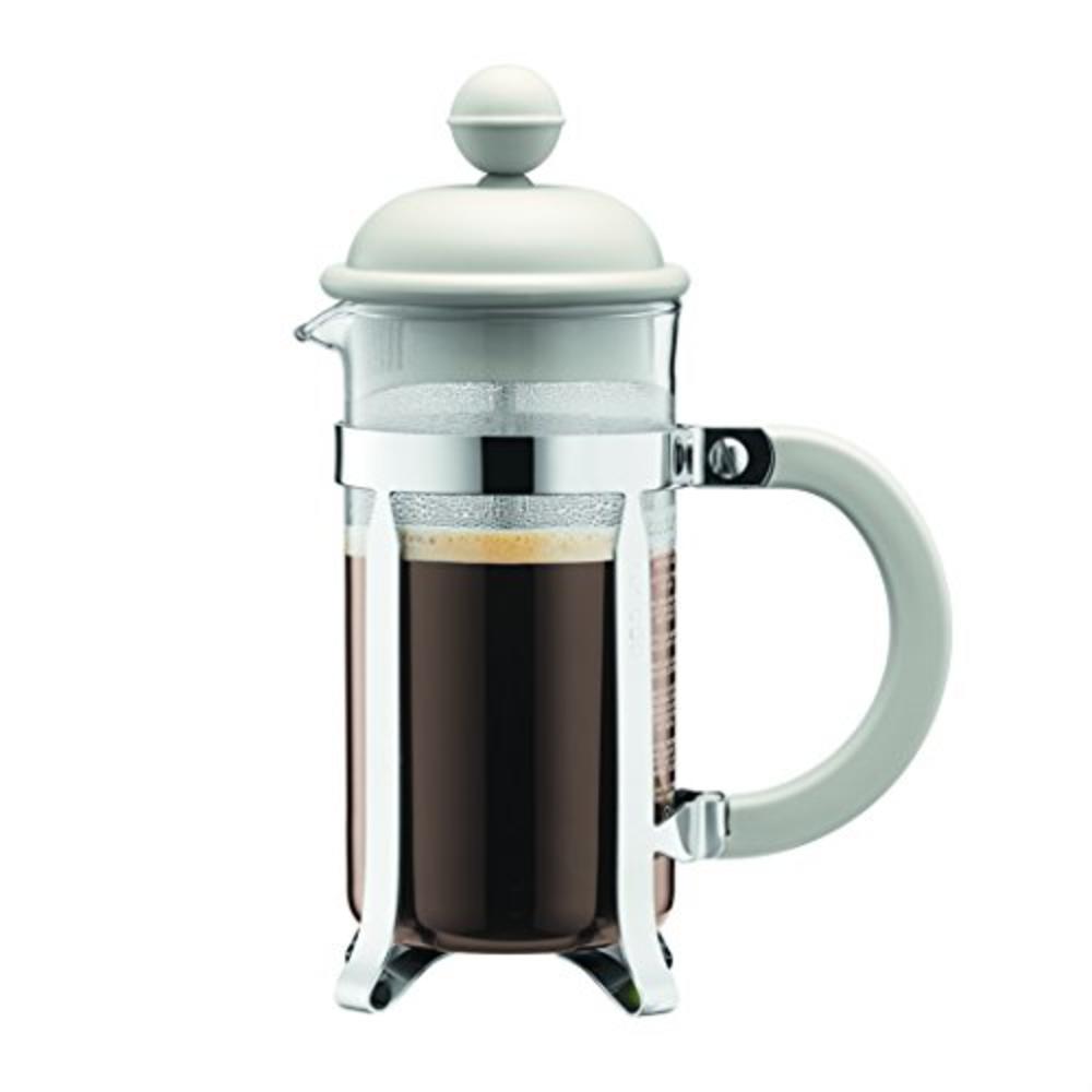 Bodum 1913-913US   Caffettiera 0.35-Liter 3-Cup Coffee Maker, 12-Ounce, Off-White