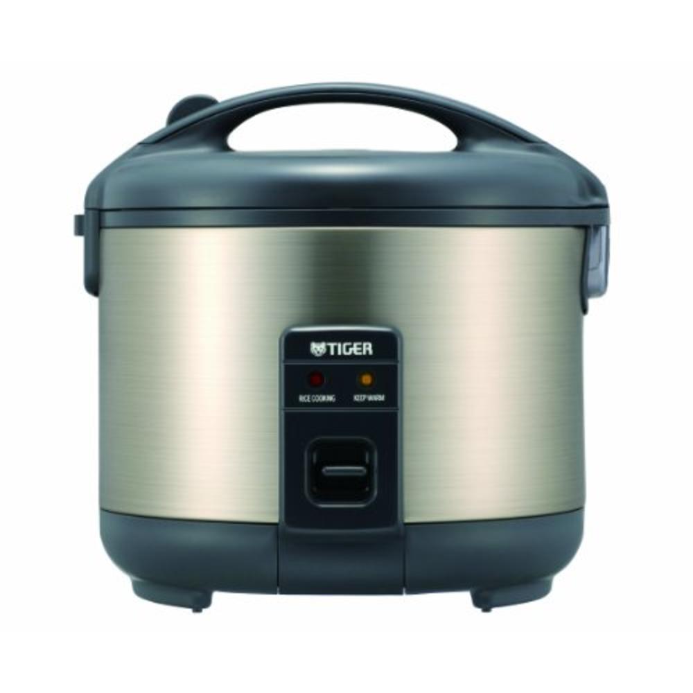 Tiger Corporation JNP-S10U-HU Tiger  5.5-Cup Uncooked Rice Cooker and Warmer, Stainless Steel Gray