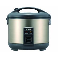Tiger Corporation Tiger JNP-S10U-HU 5.5-Cup (Uncooked) Rice Cooker and Warmer, Stainless Steel Gray