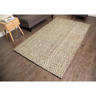 Sandscape Natural Brown And Ivory 9 Ft, Bamboo Area Rugs 9 X 12
