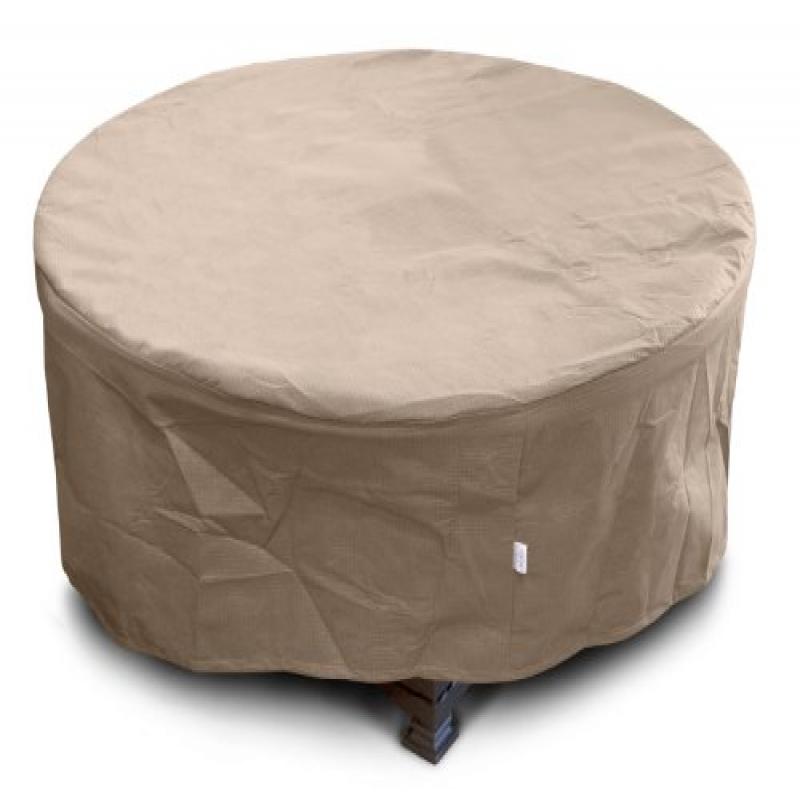 KoverRoos   III Taupe Round Firepit Cover