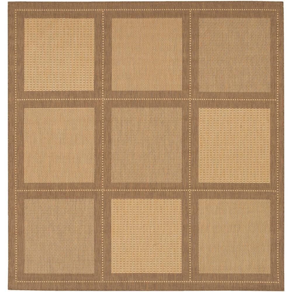 Couristan  Recife Summit Natural Cocoa 7 ft. 6 in. x 7 ft. 6 in. Square Area Rug