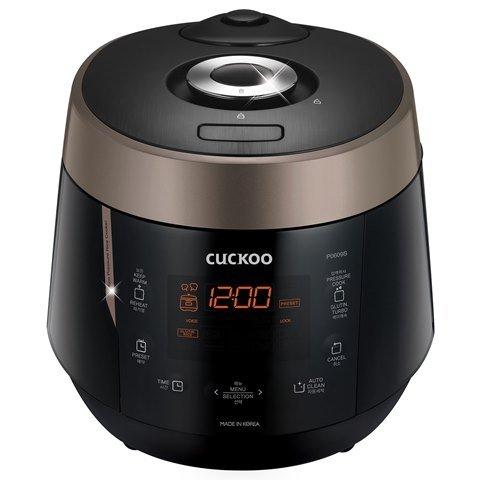 CUCKOO CRP-P0609S   6 Cup Electric Pressure Rice Cooker, 120V, Black
