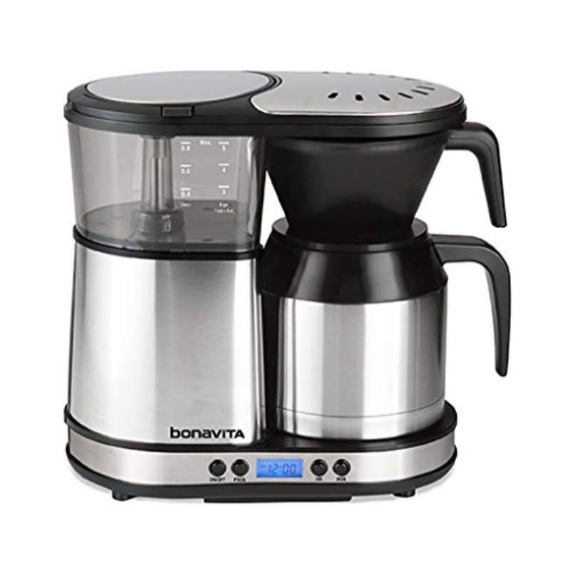 Not Applicable Not Applicable Bonavita BV1500TD 5-Cup Digital Carafe Coffee Brewer, Stainless Steel
