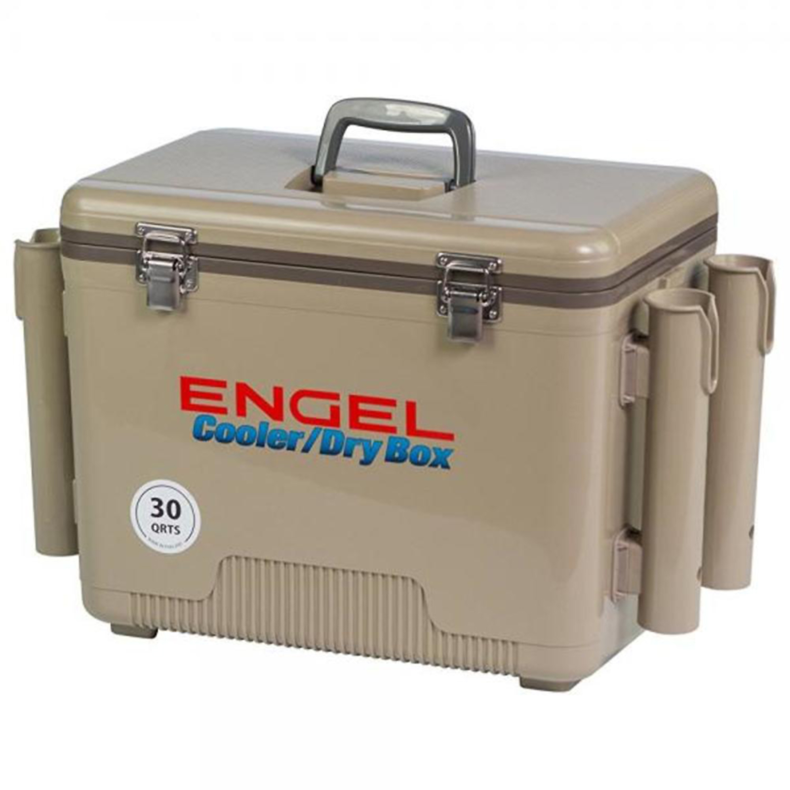 Engel 30qt. Cooler Chest with 4 Removable Holders - Tan