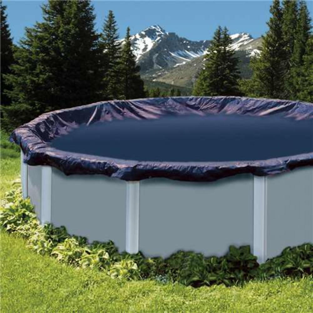Swimline 24' Round Leaf Net Top Cover for Above-Ground Pool - Jet Black