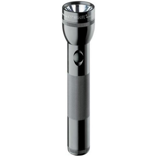 Mag Lite Maglite Heavy-Duty Incandescent 2-Cell D Flashlight, Black