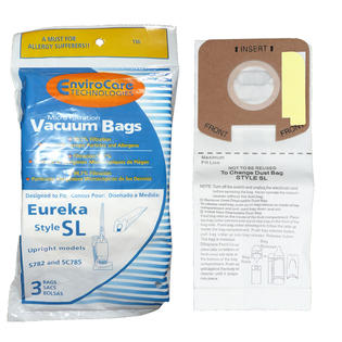 Eureka, Sanitaire 156 24 eureka sanitaire type sl vacuum bag, commercial mini upright cleaners, s782,