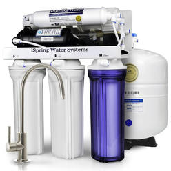 iSpring RCC7P 5 Stages 75GPD Reverse Osmosis Water Filter System