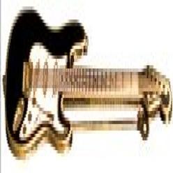 Harmony Jewelry Stratocaster Electric Guitar Pin - Black