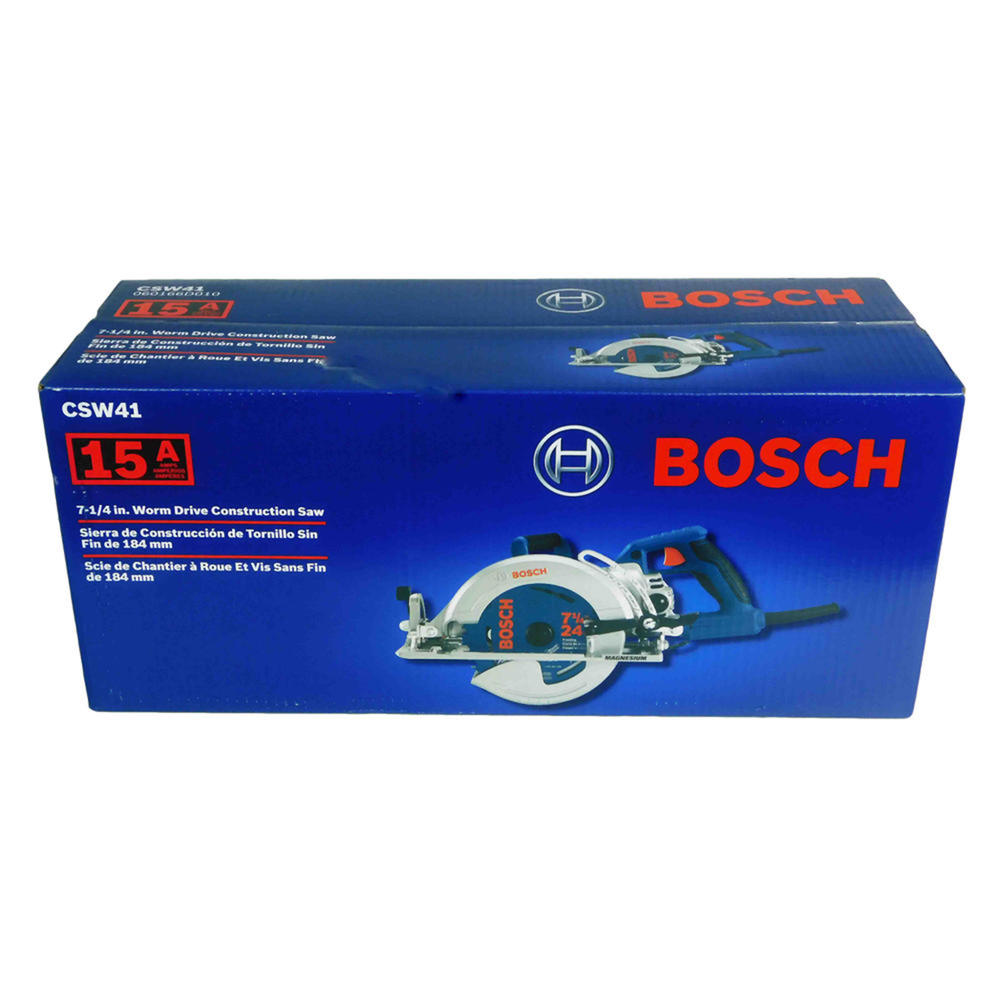 Bosch CSW41 15A 7-1/4" Worm Drive Circular Saw w/Multi-Function Wrench