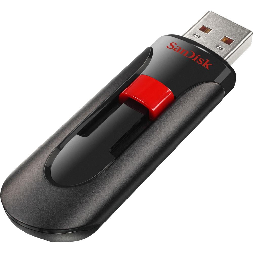 SanDisk  Cruzer Glide Usb Flash Drive - 8 Gb - Password Protection, Encryption Support SDCZ60-008G-B35