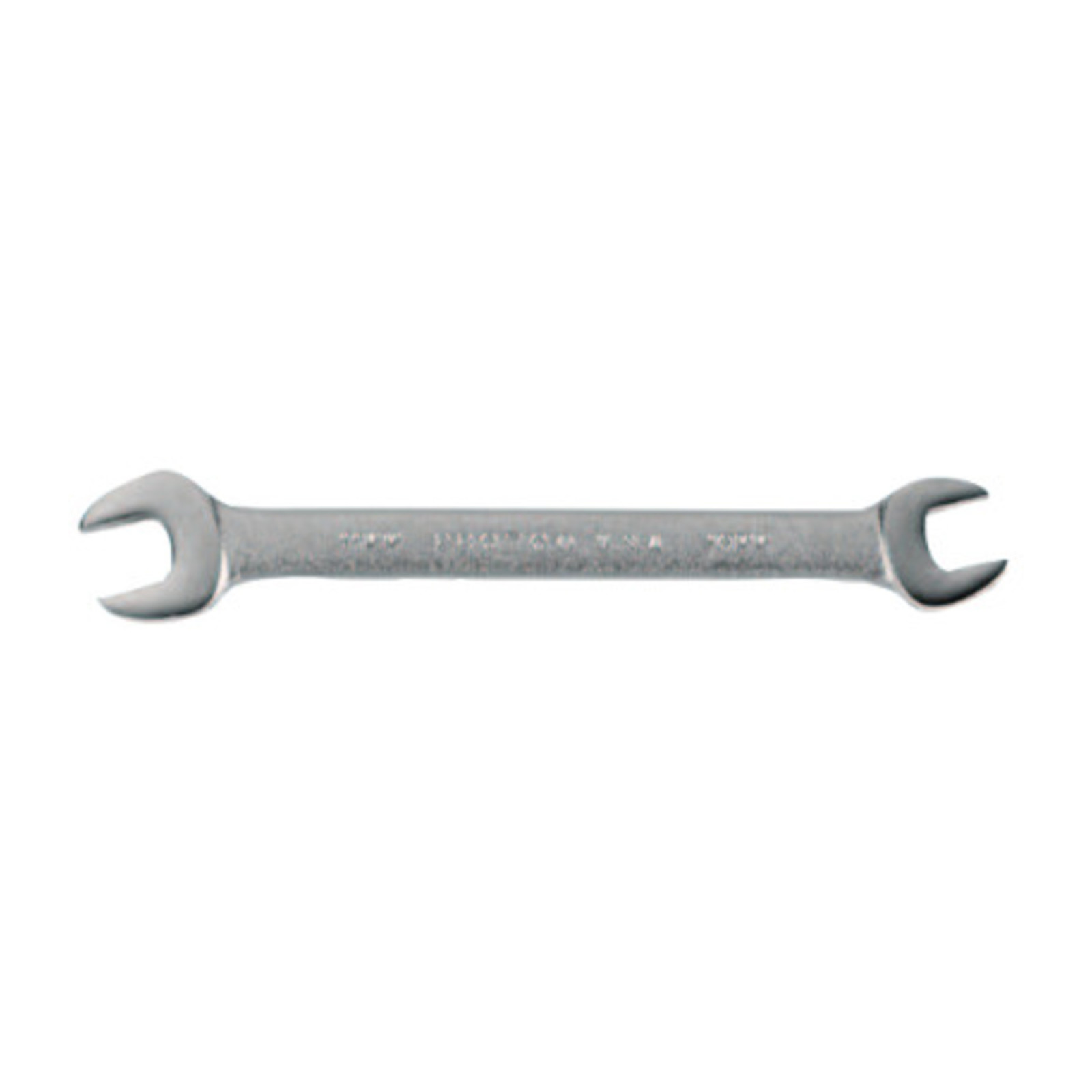 Stanley Proto - 16 x 17mm, Satin Finish, Open End Wrench 8-1/8 Inch Overall Length, Double End Head, 15 Head Angle
