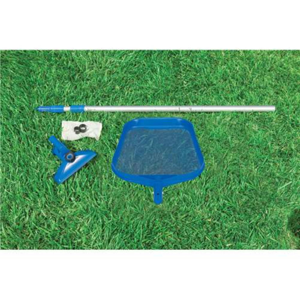Intex 10' x 30" Metal Frame Above-Ground Pool Set with Filter Pump and Maintenance Kit