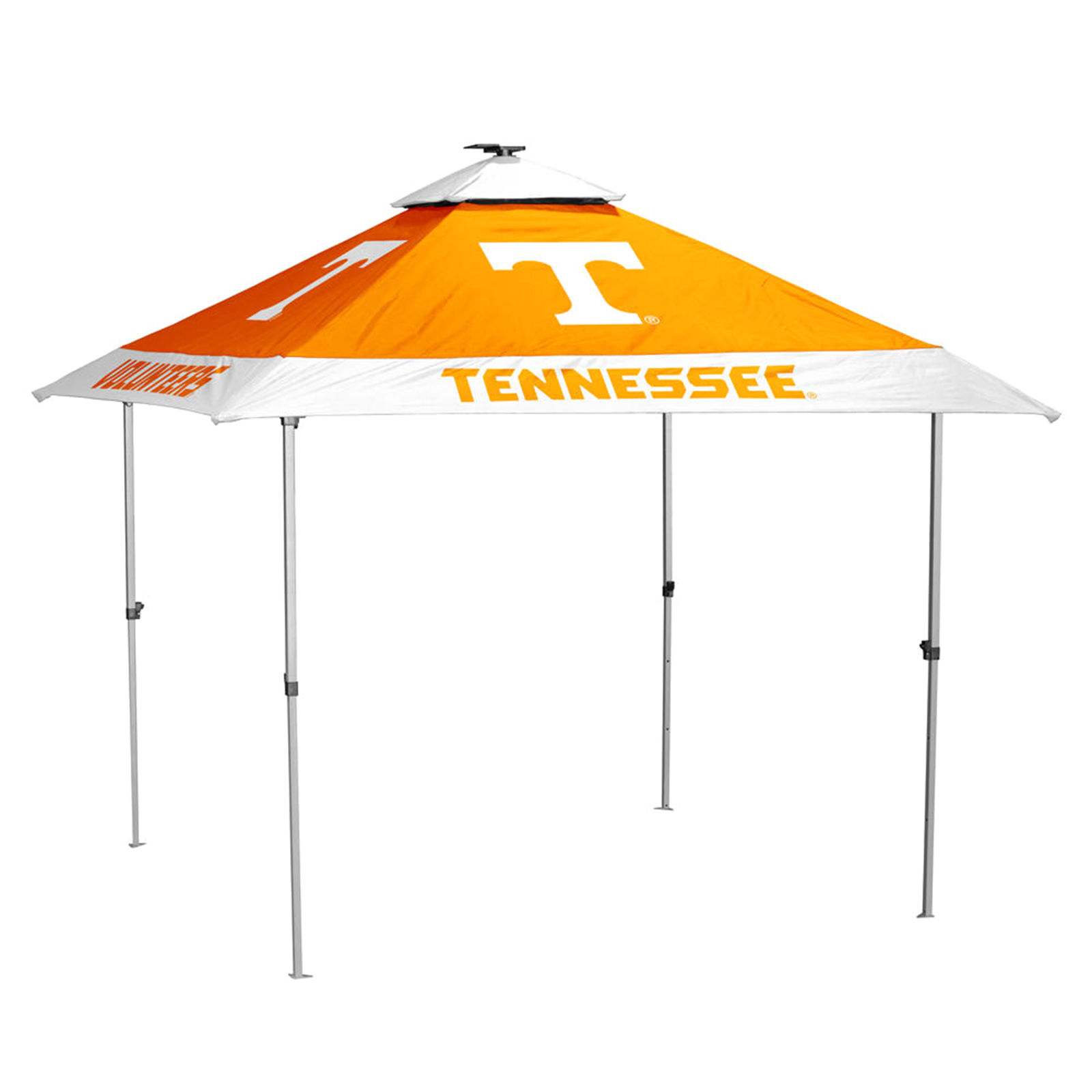 Logo Brands Tennessee Volunteers 10' x 10' Solo-Up Pagoda Tent