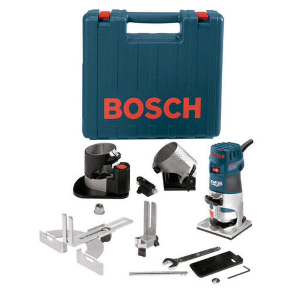 Bosch 1HP Colt Variable Speed Electronic Palm Router Installer's Kit