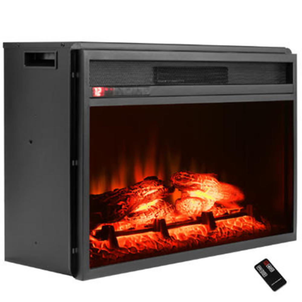 Golden Vantage Freestanding 23" Electric Fireplace with 22 Heating Levels - Black
