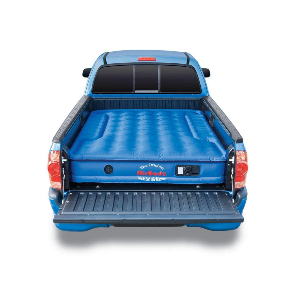 Pittman Outdoors AirBedz Full Inflatable Short Truck Bed Air Mattress with Built-In Pump - Blue