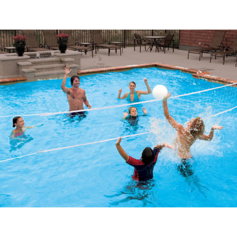 Swimways Poolside Volleyball Set with Pro-Style Ball