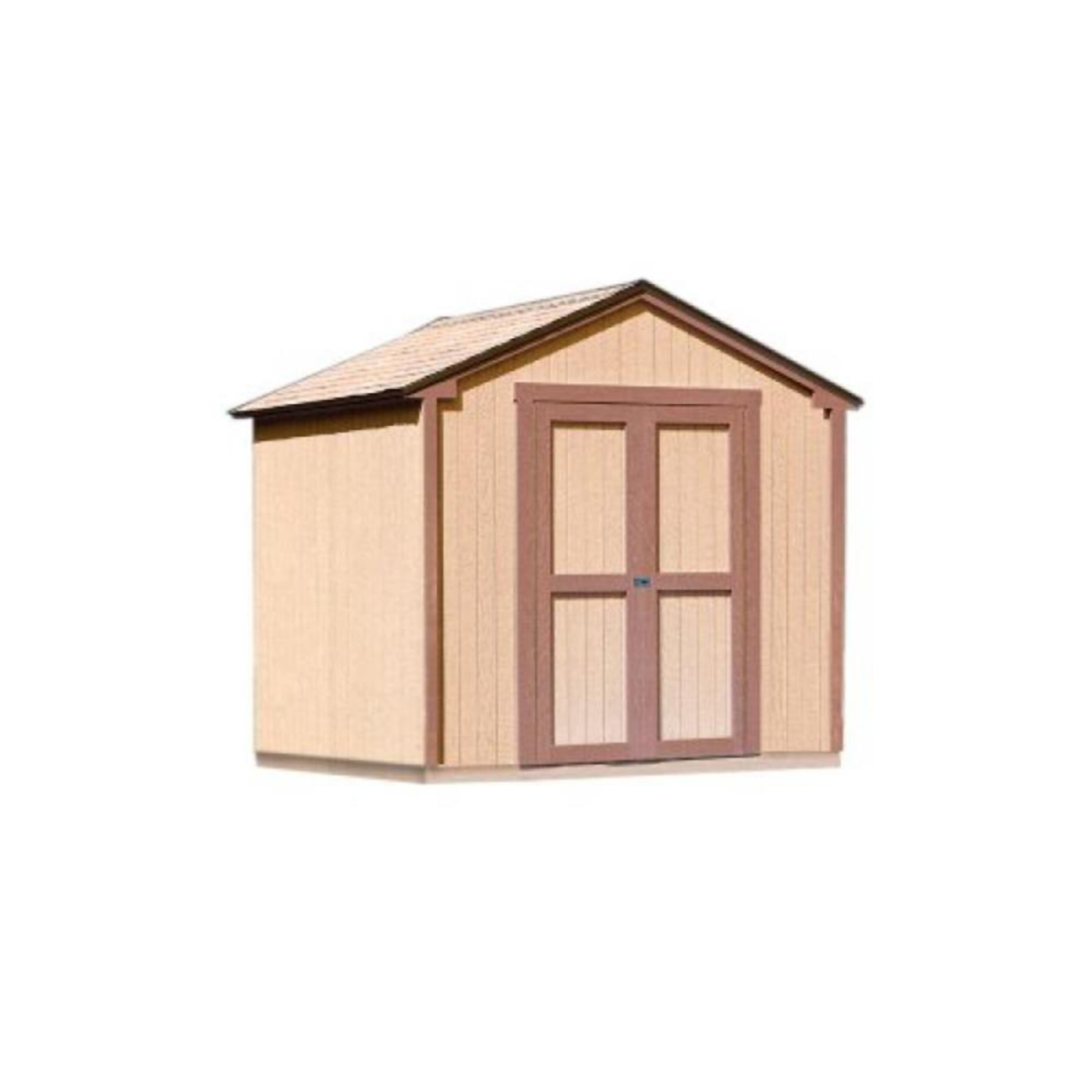 Handy Home Products 18275-4 Kingston 8' x 8' Shed Kit with Floor Kit