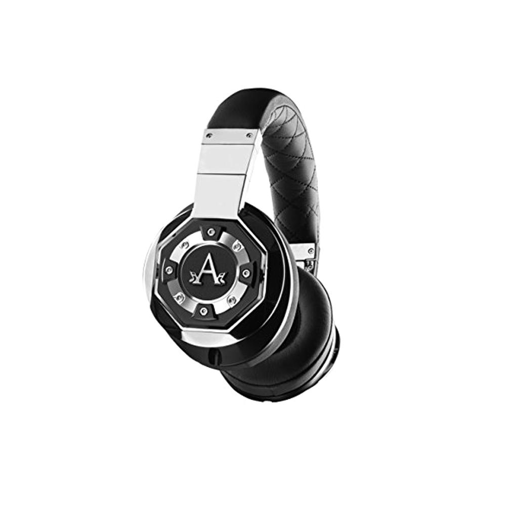 A-Audio A01  High Definition Headphones - Black and Liquid Chrome