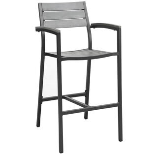America Luxury 43.5"H Slatted Outdoor Bar Stool - Sears ...
