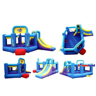 Bounceland Pop Star Bounce House With Slide Sears Marketplace