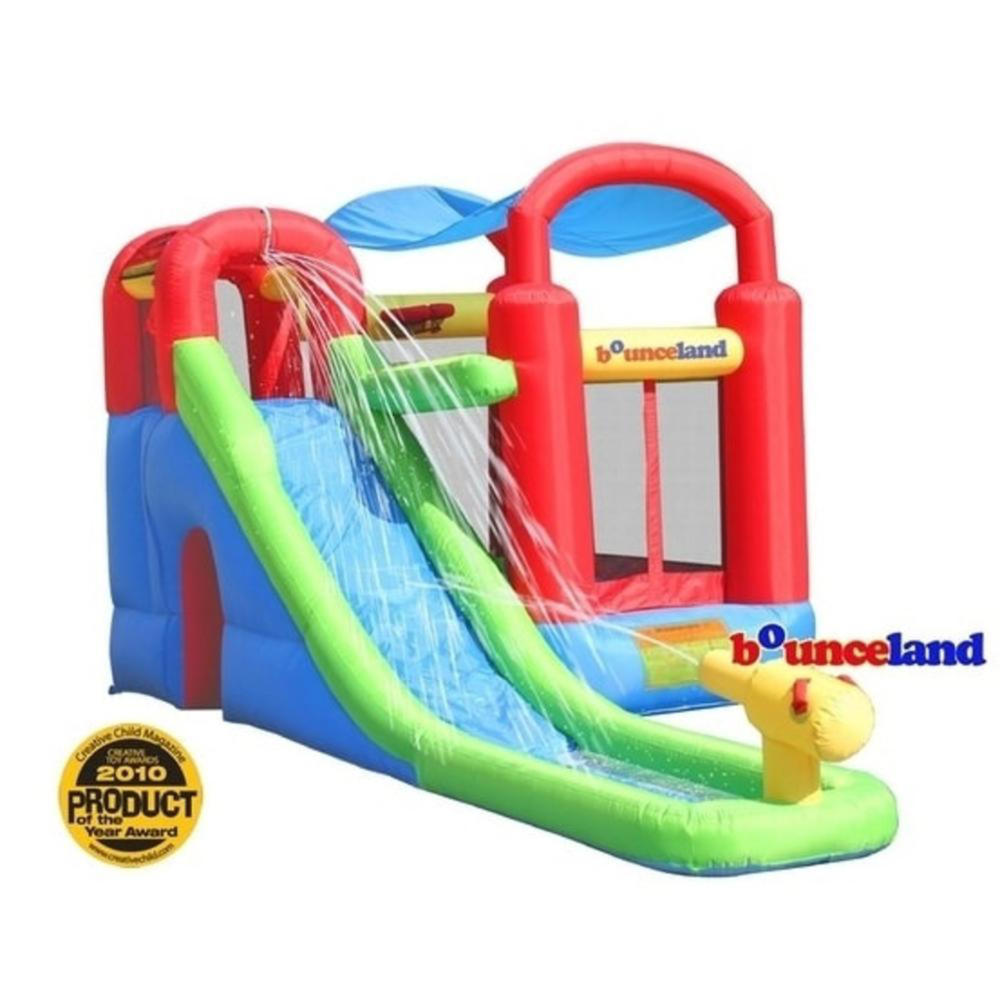 Bounceland Wet or Dry Bounce House with Removable Water Spray