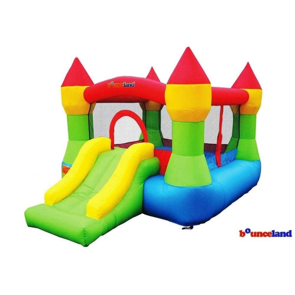 Bounceland Castle Bounce House with Slide and Hoop