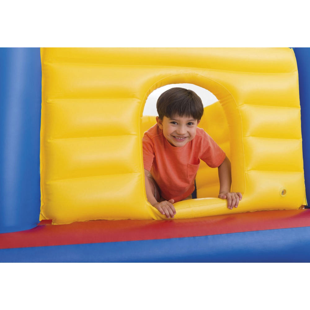 Intex Inflatable Jump-O-Lene Ball Pit Castle Bouncer with High Walls