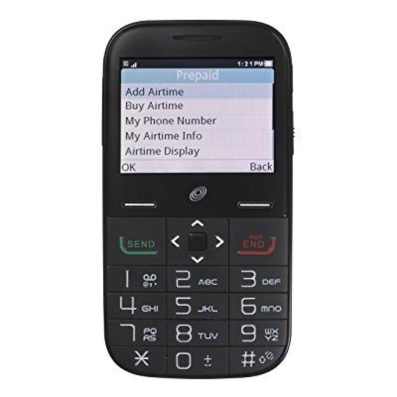 TracFone Alcatel Big Easy Plus Prepaid Phone with Double Minutes