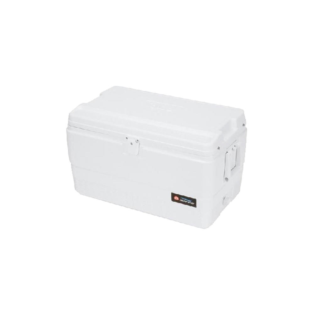 Igloo Marine Ultra 72qt. Stainless-Steel Cooler with Non-Slip Handles - White