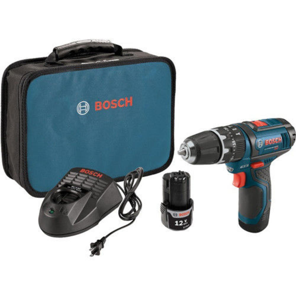Bosch 12V Max 3/8" Cordless Hammer Drill Driver with Batteries