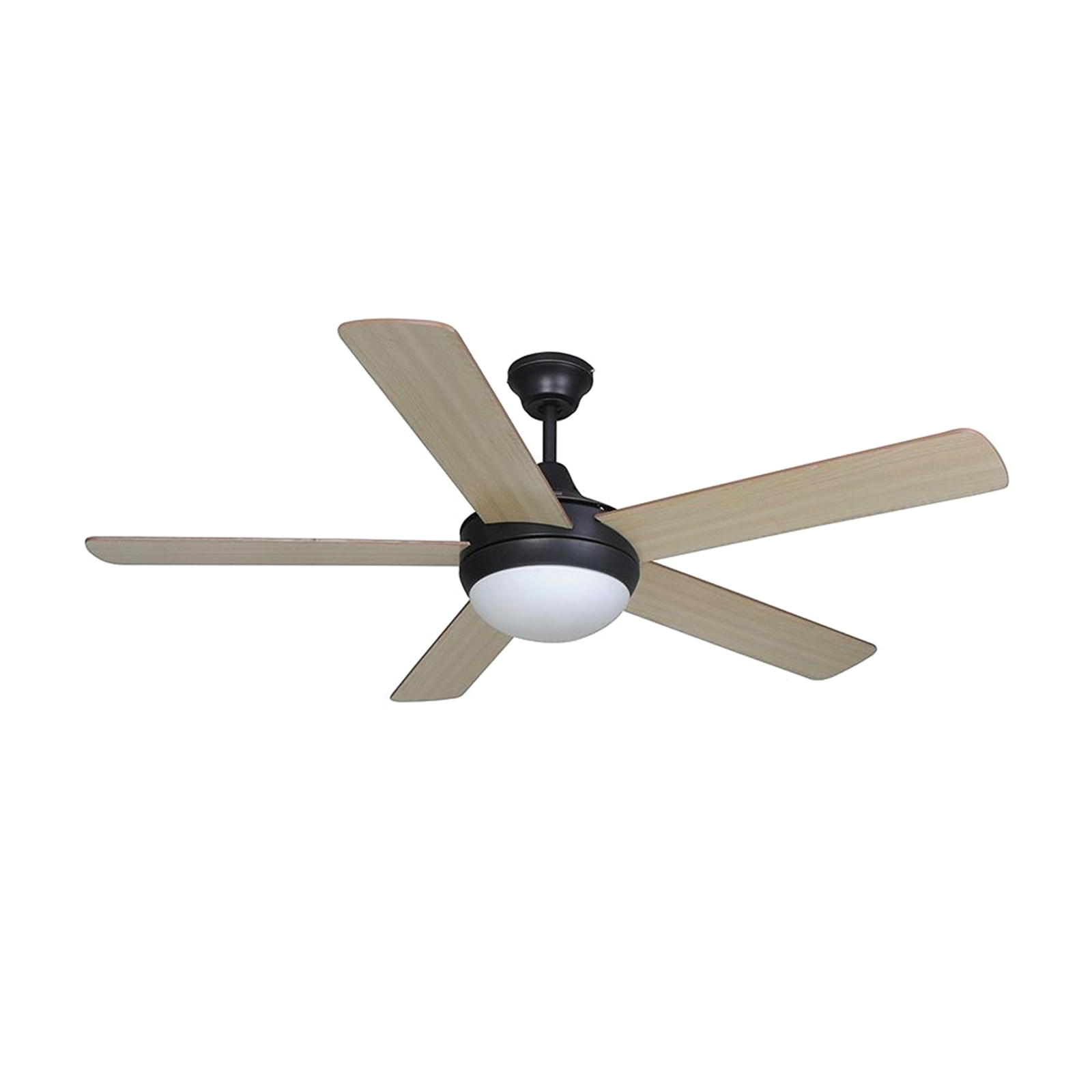 Hardware House 207249 Riverchase 52" 5Blade Ceiling Fan with Light Kit Oil Rubbed Bronze