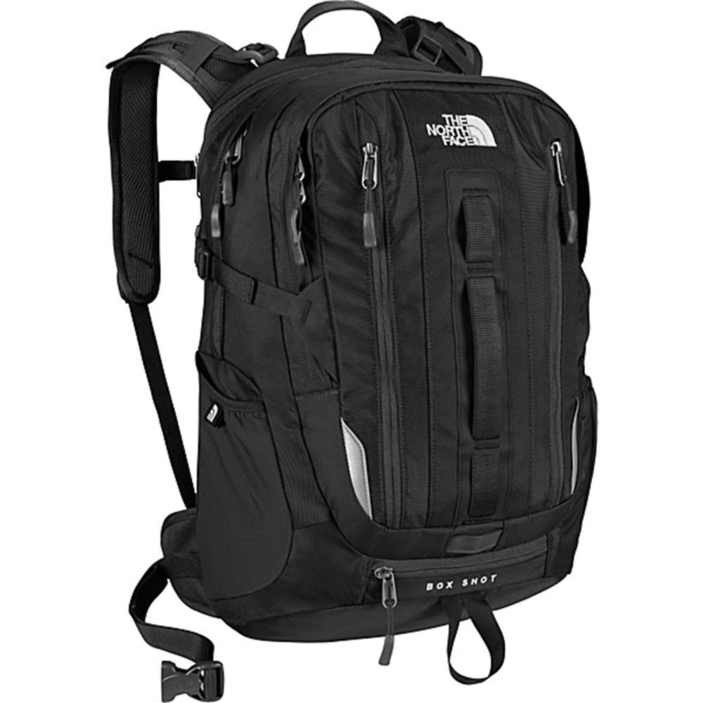The North Face 35L Box Shot Laptop Backpack with Padded Airmesh Back Panel - Black