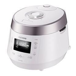 Cuckoo CRP-P1009SW 10 Cup Electric Heating Pressure Cooker & Warmer ??12 Built-in Programs, Glutinous (White), Mixed, Brown, GAB