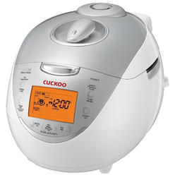 CUCKOO CRP-HV0667F | 6-Cup (Uncooked) Induction Heating Pressure Rice Cooker | 12 Menu Options, Auto-Clean, LED Display, Made in
