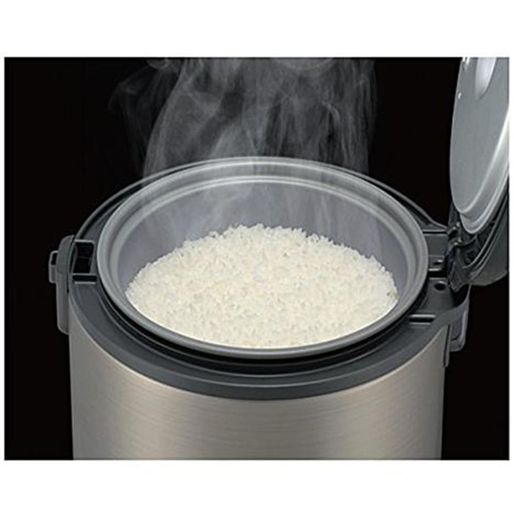 Tiger Corporation JNP-S18U-HU  10-Cup Rice Cooker and Warmer with Cup - Stainless Steel Gray