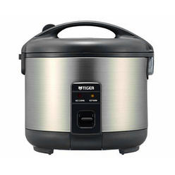Tiger Corporation Tiger JNP-S18U-HU 10-Cup (Uncooked) Rice Cooker and Warmer, Stainless Steel Gray