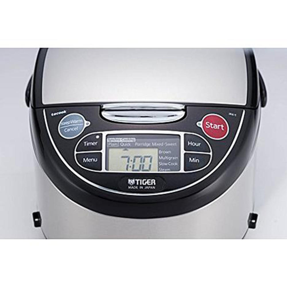 Tiger Corporation JAX-T10U-K  5.5-Cup Electric Rice Cooker with Food Steamer - Black