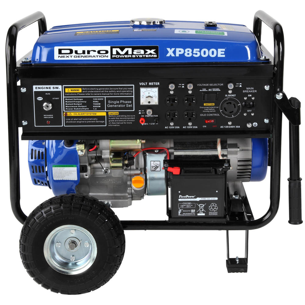 DuroMax XP8500E 8500W Gas Portable RV Camping Generator with Electric Start
